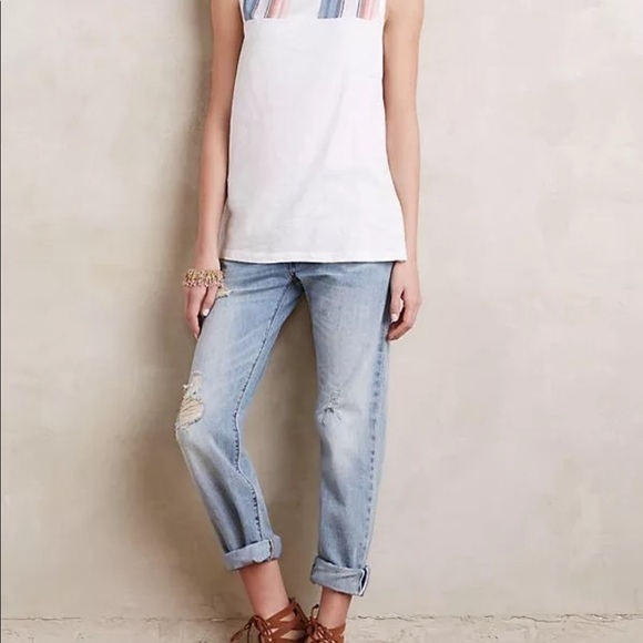 Nwt Anthro Little Yellow Button Coda Tunic Top S - Picture 4 of 13